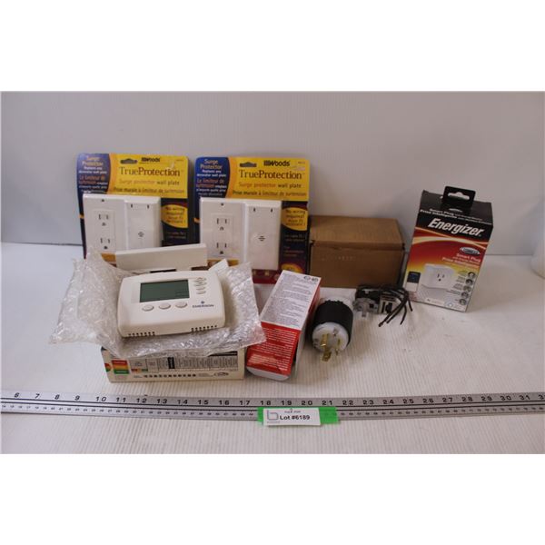 (2)TrueProtection Surge Protector & Emerson Therma State & Cord End - As is