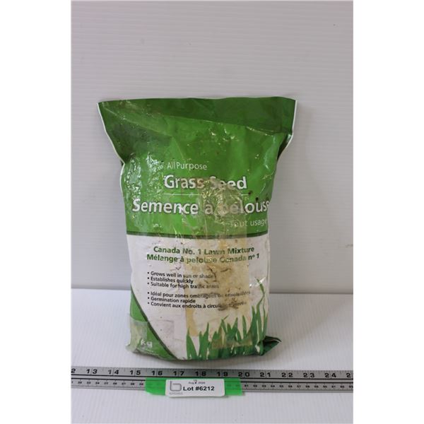 Grass Seed Bag, as is