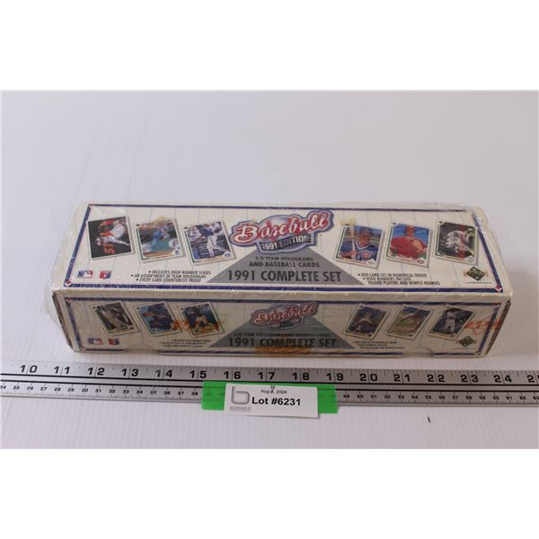 Upper Deck 1991 Baseball Trading Card Set - NIB