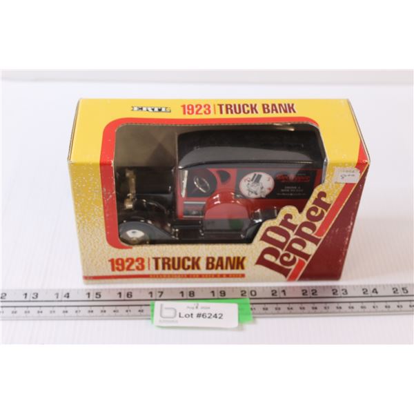 1923 Dr. Pepper Delivery Truck Coin Bank - NIB