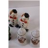 Image 5 : (10) Salt & Pepper Shakers: Bears, Clown, Chef, Veggies