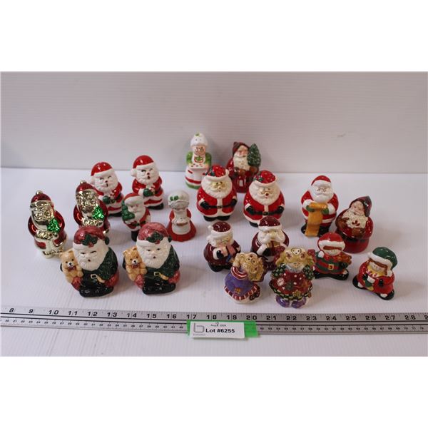 (10) Salt & Pepper Shakers: Christmas Themed