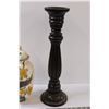 Image 3 : Candle Holder - 19" Tall & Bird Vase - 12" Tall