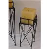 Image 4 : Metal Candle Holders w/Candles: 12" & 16" & 21.5"