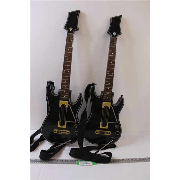 (2) Guitar Hero Guitars - Untested