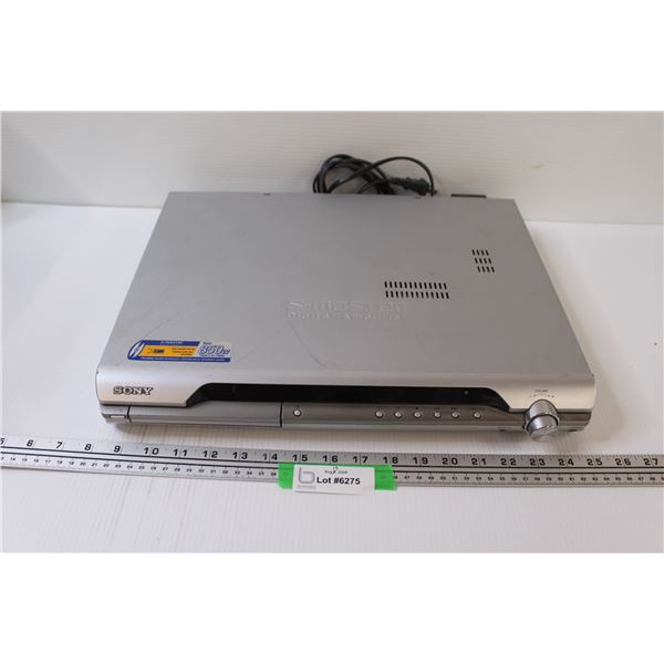 Sony S-Master Digital Amplifier DVD Player - Powers On