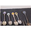 Image 5 : (24+) Silver Tea Spoon Collection & (6) Serving Knives & Fork