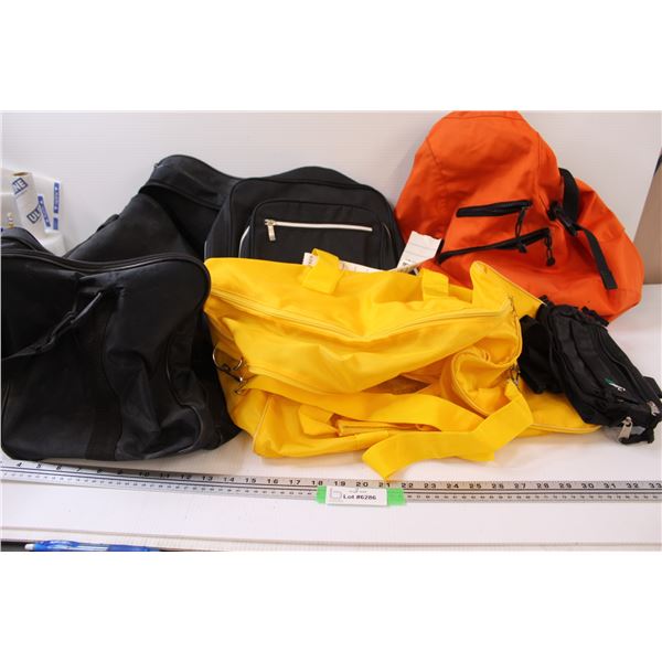(5) Assorted Bags - Back Packs and Duffels