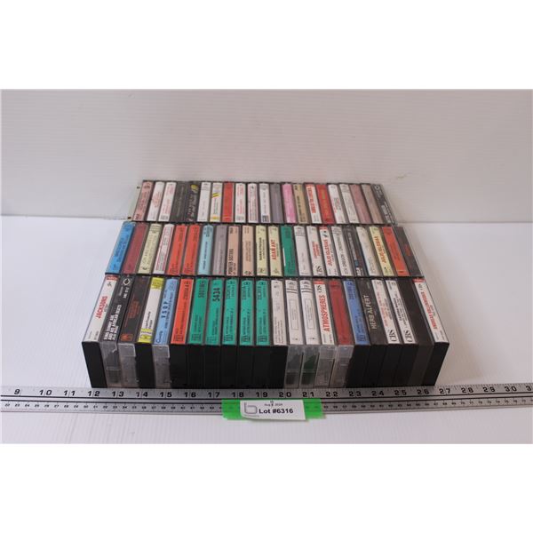 (66) Cassette Tapes: Bette Midler, Classical, Silver Cloud, Misc.