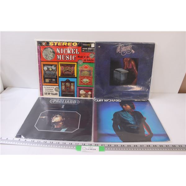 (4) Records: Nickel Music, Pacliaro, Cliff Richard, Paiges