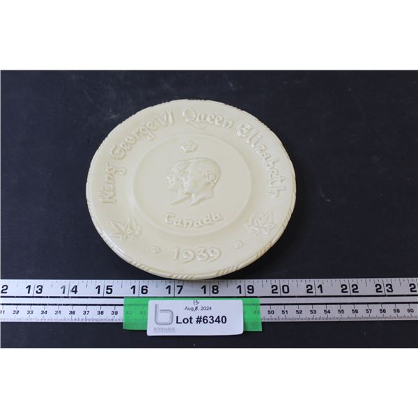 Royal Winton - King George VI & Queen Elizabeth Plate - 6.5"