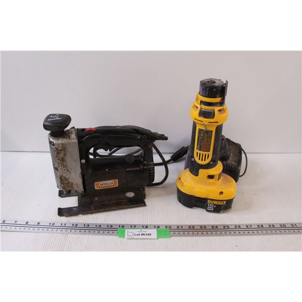 DeWalt Cut-Out Tool & Charger (Works), Craftsman Suto Scroller Tool (Works)