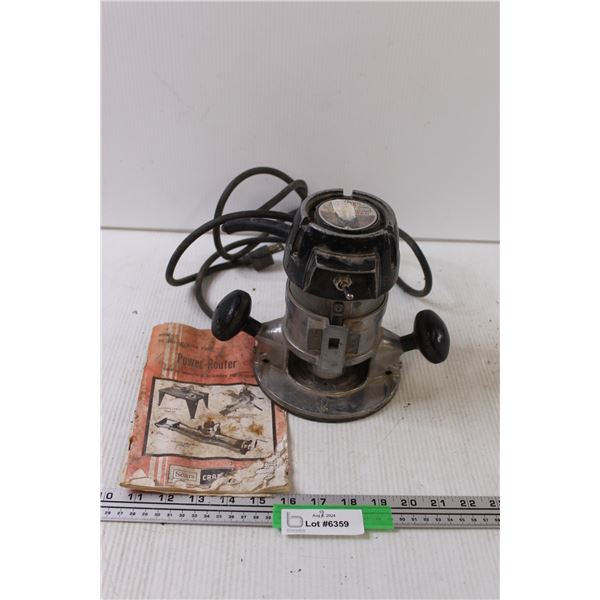 Sears Craftsman Router - Does not Power On, as is