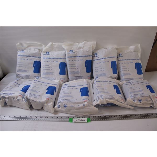 (10) Disposable Surgical Gowns