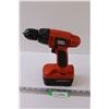 Image 1 : Black & Decker Battery Powered Drill - Works, but needs Charge & Charger