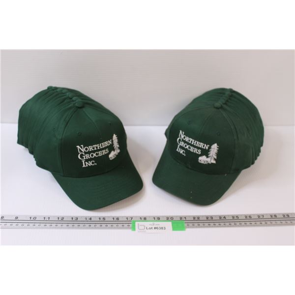 (18) Northern Grocers Inc Baseball Hats - Appear New
