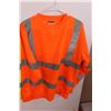 Image 2 : (3) Safety Shirts (Size Large & Medium) - Some Wear