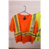 Image 3 : (3) Safety Shirts (Size Large & Medium) - Some Wear