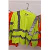Image 4 : (3) Safety Shirts (Size Large & Medium) - Some Wear