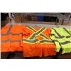 Image 5 : (3) Safety Shirts (Size Large & Medium) - Some Wear