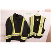 Image 1 : Safety Jacket - Size XL (Zipper Needs To Be Sewn at Bottom) & Medium Sized Safety Vest