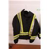 Image 4 : Safety Jacket - Size XL (Zipper Needs To Be Sewn at Bottom) & Medium Sized Safety Vest