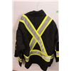 Image 7 : Safety Jacket - Size XL (Zipper Needs To Be Sewn at Bottom) & Medium Sized Safety Vest