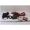 Image 1 : Booster Cables, CB Radio (Untested), Sirius Radio (Untested), Diablo Scale (As is)