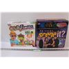 Image 1 : (2) Board Games: Friends Scene it & Silly Famous, as is