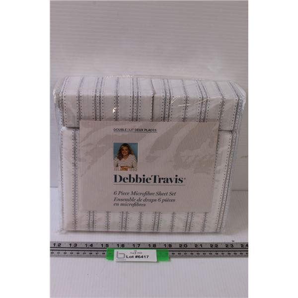 Double Bed Sheet Set by Debbie Travis - NIB