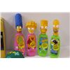 Image 3 : Simpsons Clue Game (Not Complete) & (4) Simpsons Bubble Bath (Some Has Contents), Soft Play Ball