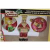 Image 3 : (2) Simpsons Christmas Ornaments: Bart & Simpsons Family