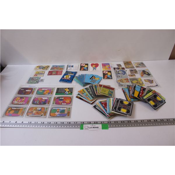 (80+) Simpsons Trading Cards - Assorted