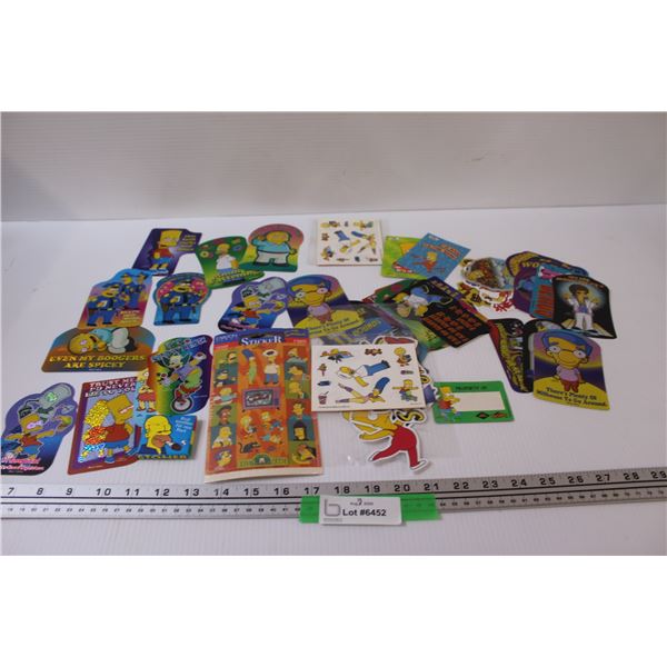Simpsons Sticker Lot