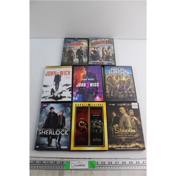 (8) Assorted DVD Movies