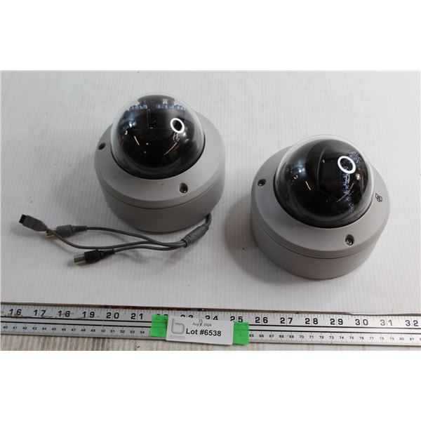 (2) Interlogix Security Cameras - As Is