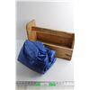 Image 1 : Tarp and Wooden Tool Box