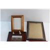 Image 2 : (3) Picture Frames Largest is 10'' x 11'' and Mirror 16'' x 10''
