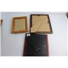 Image 5 : (3) Picture Frames Largest is 10'' x 11'' and Mirror 16'' x 10''