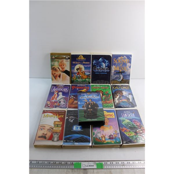 (13) Assorted VHS - Disney and Kid's Movies