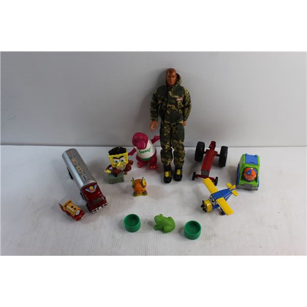 (12) Assorted Kids Toys - Lazer Corps Doll