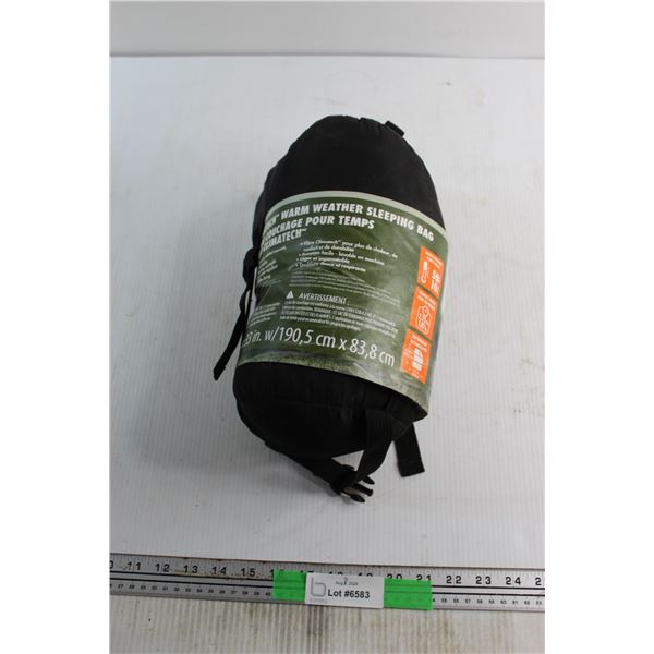 Climatech Warm Weather Sleeping Bag 75'' x 33''