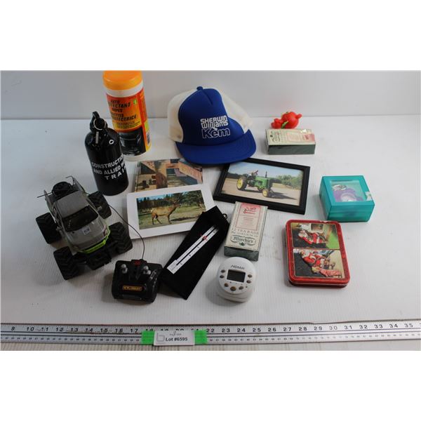 Sherwin Williams Kem Cap, R/C Car, NOMA Timer and Misc.