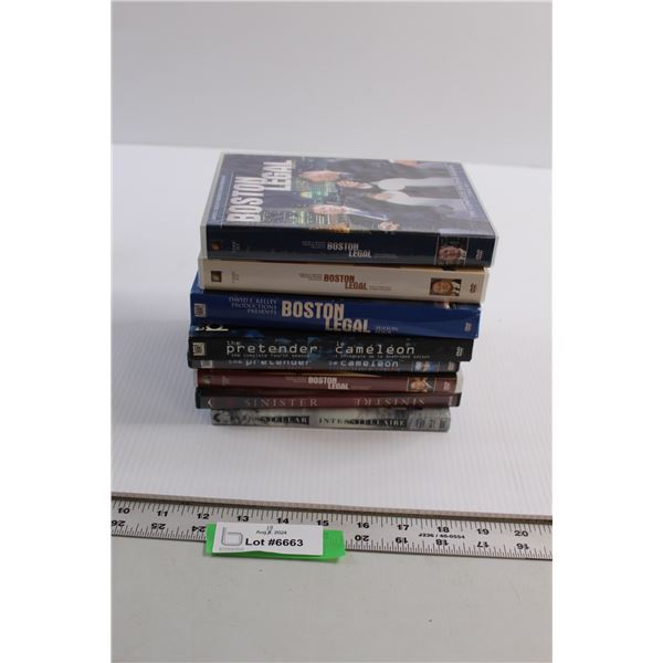 (8) DVDs - Boston Legal, The Pretender
