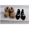 Image 1 : (2) Pairs Shoes - Sizes 7WW and 9/10