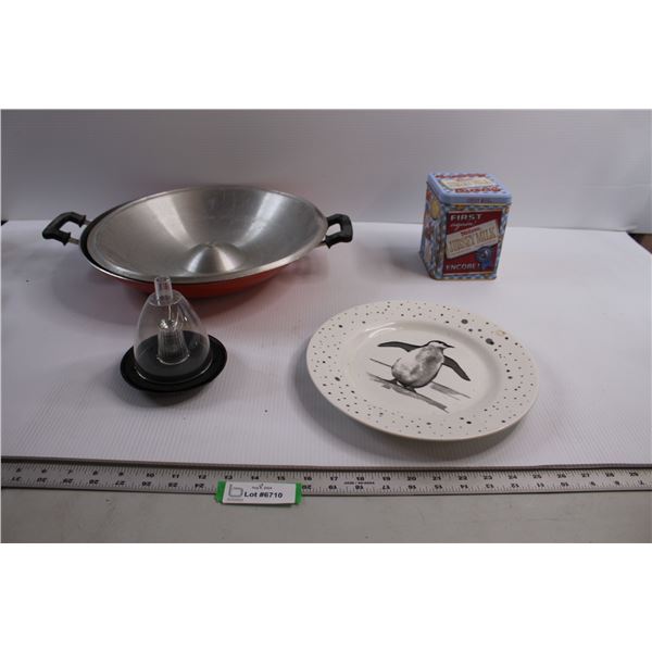 Wok, Penguin Plate, Misc.