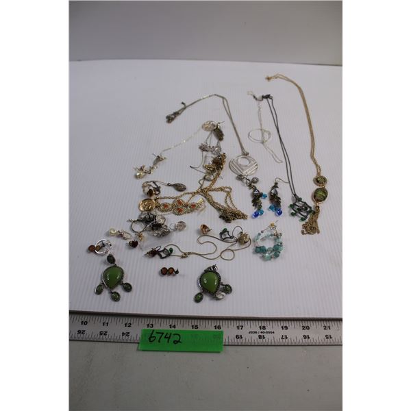 Assorted Costume Jewelry - As Is