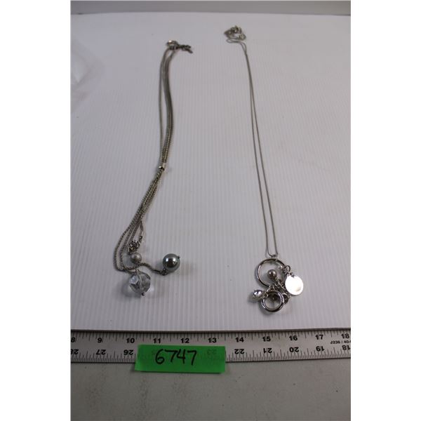 (2) Costume Necklaces