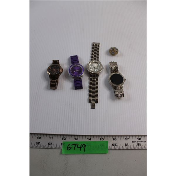 (5) Watches - Untested, As Is
