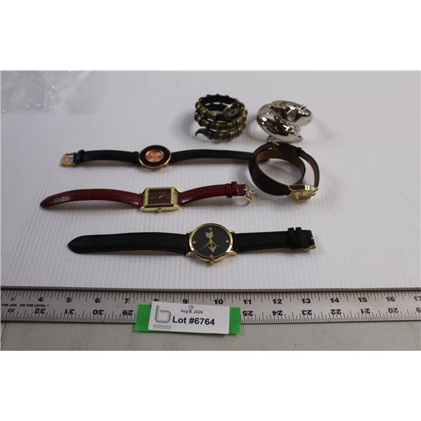 (6) Watches - Untested, As Is